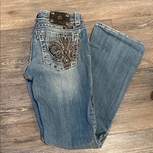 Miss Me  Blue Embellished Women Jeans